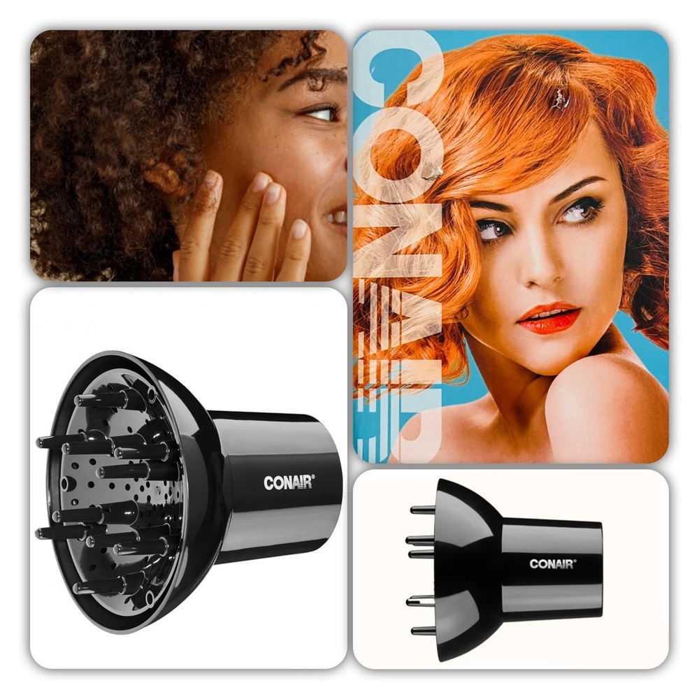 NEW In Box Conair Universal Volumizing Diffuser Attachment For Frizz-Free Curls